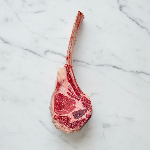 Tomahawk Salers/Angus — pièce contenue dans la Box Découverte Tomahawk | My Butcher Box