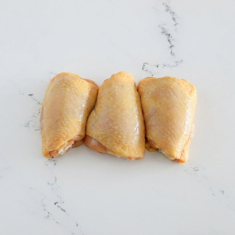 Haut de cuisse de poulet jaune — pièce contenue dans la Box La Volaillière | My Butcher Box