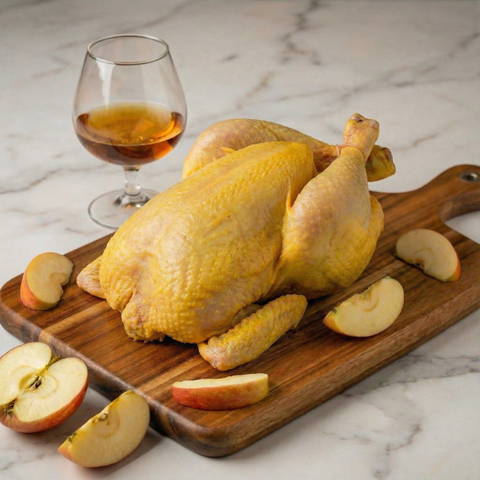 My Butcher Box - Chapon Label Rouge désossé farci pommes & calvados