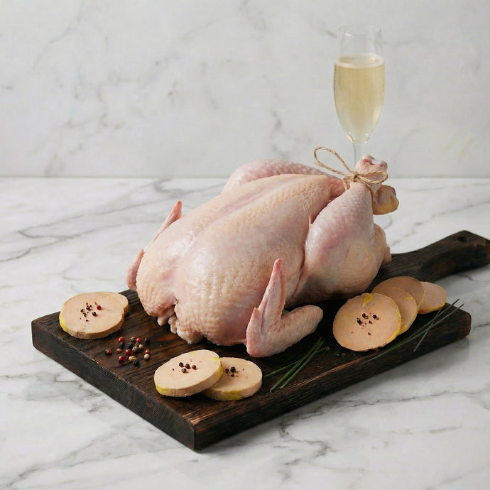 My Butcher Box - Poulet fermier Label Rouge désossé farci champagne & foie gras
