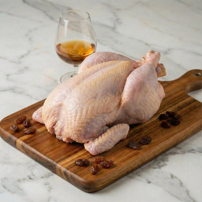 My Butcher Box - Poulet fermier Label Rouge désossé farci raisins secs & cognac